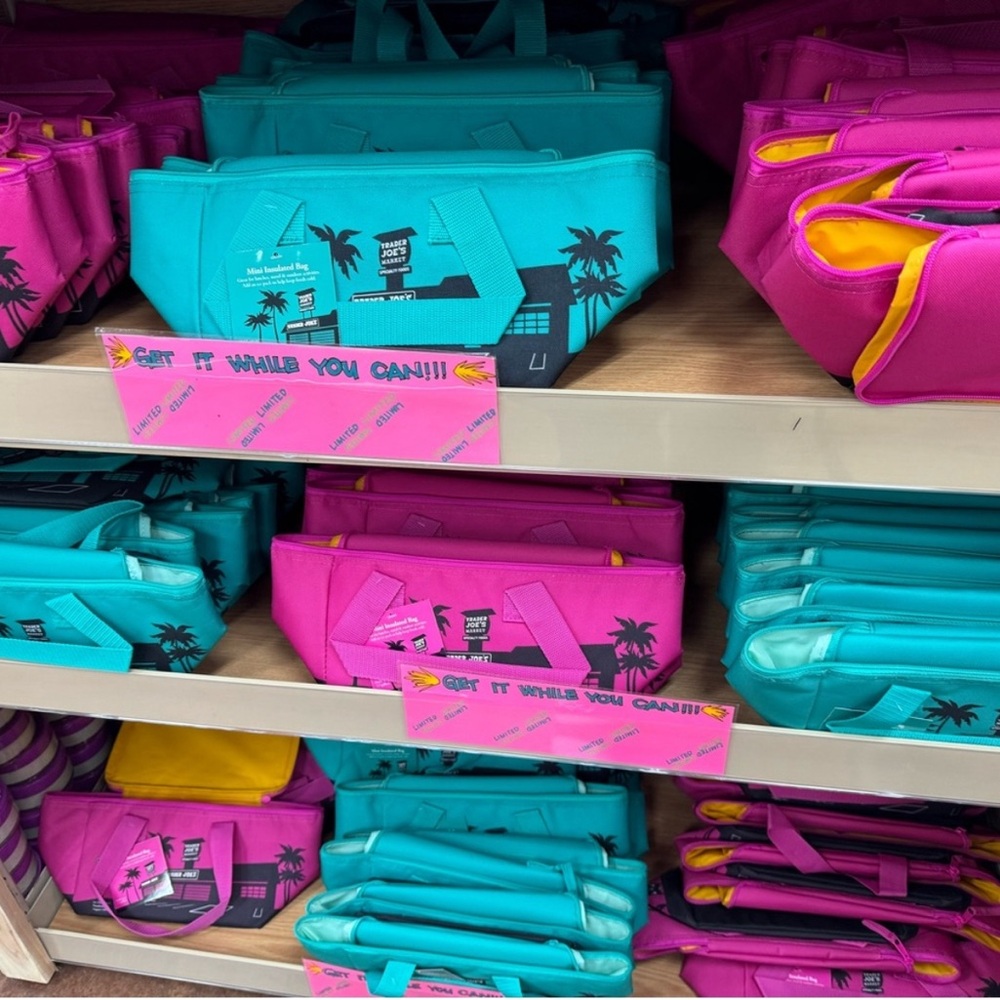 2 Trader Joe’s Mini Insulated Tote Bags